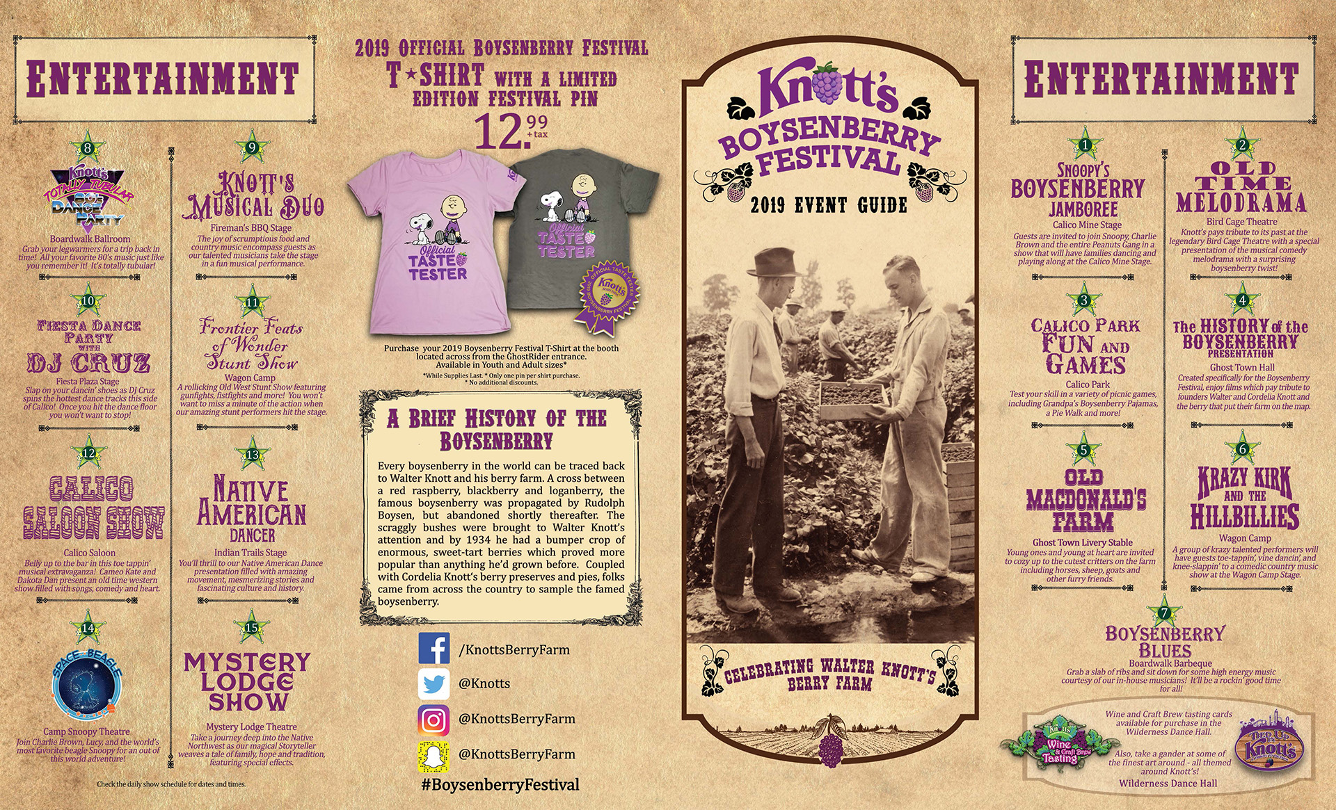 Knott’s Boysenberry Festival LadyBug Blog