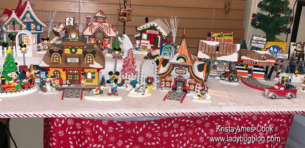 How to Build a DIY Christmas Village Display Table | LadyBug Blog